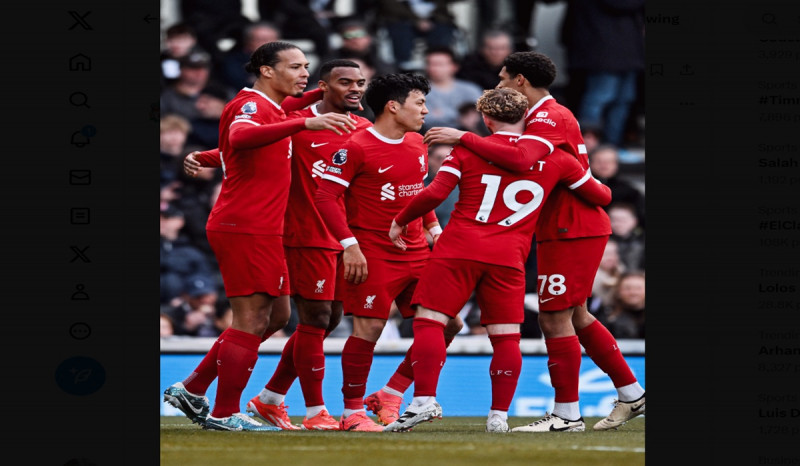 Fulham vs Liverpool, Menang, the Reds Naik ke Peringkat Dua Klasemen Liga Primer Inggris