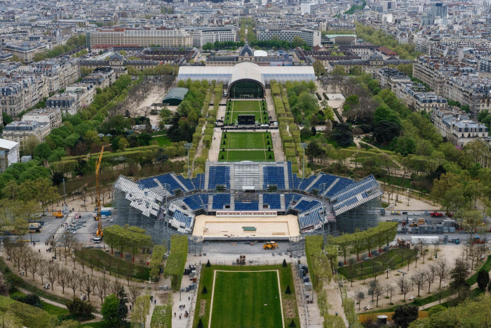 Olimpiade 2024: Stadion Muncul di Landmark Paris 100 Hari Sebelumnya