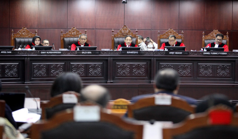 Mahkamah Konstitusi Mulai Rapat Permusyawaratan Hakim Usai Sidang PHPU