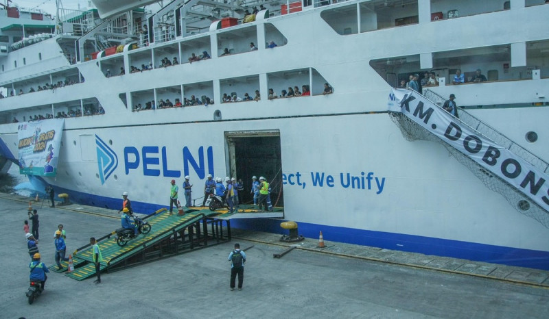 Polisi: 75 Ribu Orang Mudik Lebaran Menggunakan Kapal Laut Hari Ini