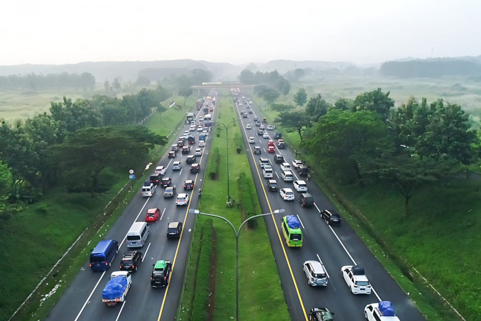 Pemudik Mengaku Terbantu dengan Kebijakan Contraflow