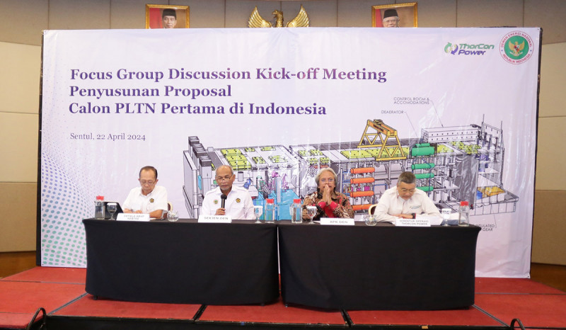 Dewan Energi Nasional dan PT ThorCon Power Indonesia Gelar FGD Penyusunan Proposal PLTN Pertama di Indonesia