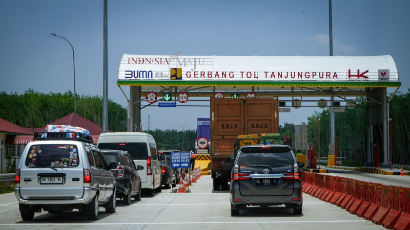 415 Ribu Kendaraan Lintasi Tol Trans Sumatra Selama Arus Mudik