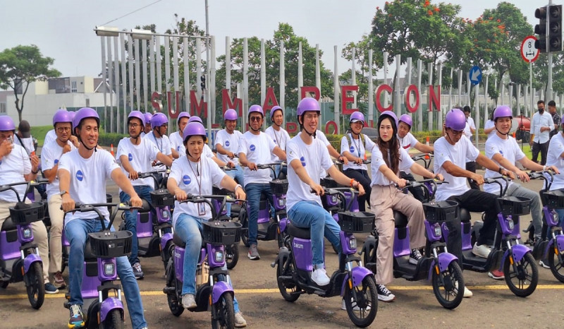 Layanan Ride Sharing E-Bike Kini Hadir di Kawasan Serpong 