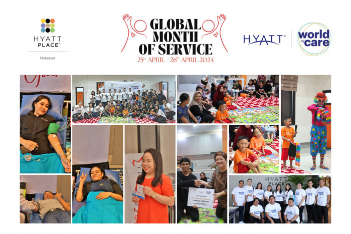 Hyatt Global Month Of Service, Hyatt Place Makassar Gelar Donor Darah Dan Kunjungan Ke Rumah Harapan Indonesia