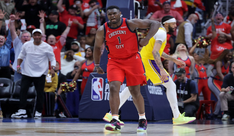 New Orleans Pelicans Pastikan Zion Williamson Absen di Laga Play-In NBA versus Sacramento Kings