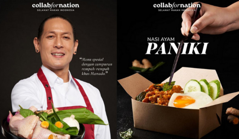 Chef Juna, Renatta dan Arnold Hadirkan Hidangan Nasi Spesial di CollabforNation