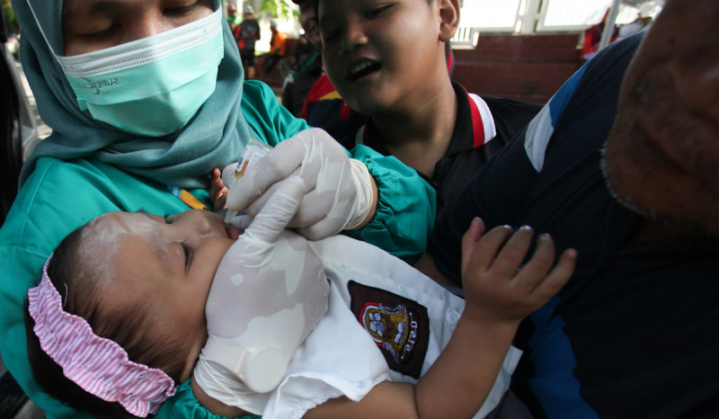 Sub PIN Polio dan Imunisasi Dasar Lengkap Anak Terus Digencarkan untuk Cegah Penularan