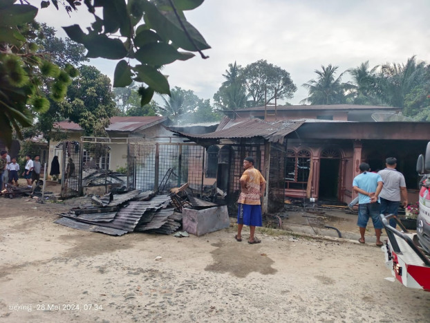 Warung Kelontong di Simalungun Terbakar, Kerugian Capai Rp300 Juta