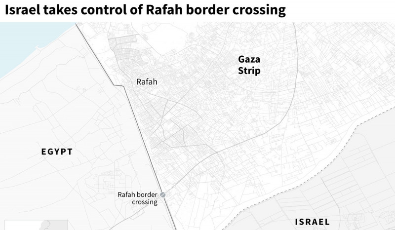 Lanjut Serang Rafah, Israel Rebut Seluruh Perbatasan Gaza dengan Mesir