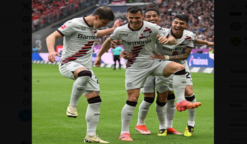 Eintracht Frankfurt vs Bayer Leverkusen, Die Werkself Perpanjang Rekor tidak Terkalahkan Jadi 48 Laga