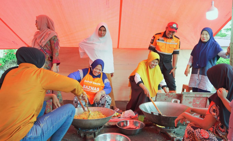 BAZNAS RI Dirikan Dapur Umum di Sejumlah Titik bagi Korban Banjir Bandang Sumbar