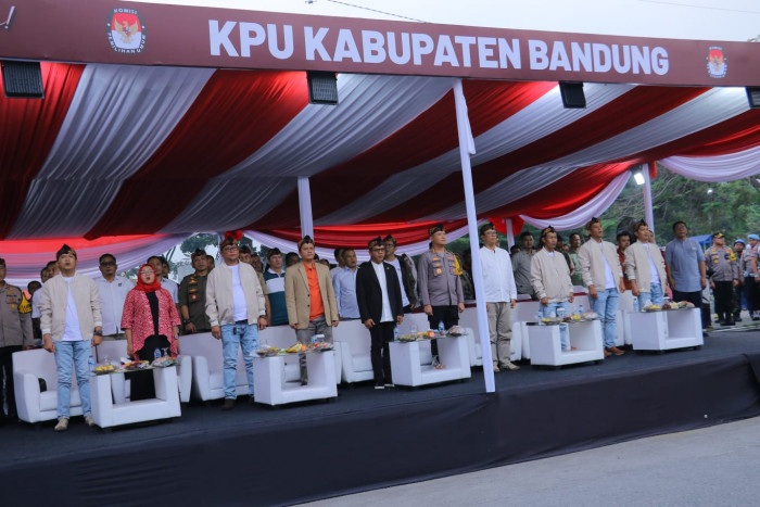 KPU Kabupaten Bandung Luncurkan Tahapan Pilkada 2024