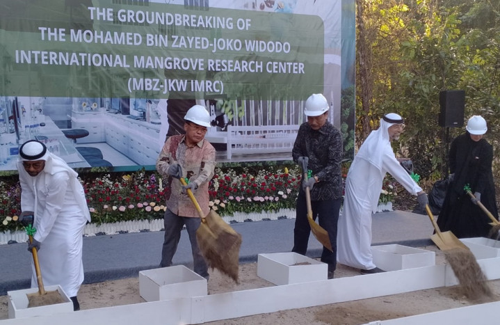 Indonesia dan Uni Emirat Arab Ground Breaking Pembangunan Pusat Penelitian Mangrove Dunia