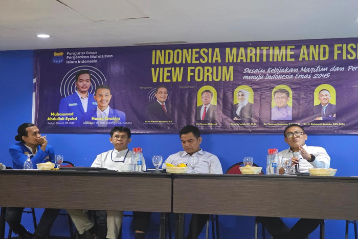 PB PMII Gagas Indonesia Maritime and Fisheries View Forum Menuju Indonesia Emas 2045
