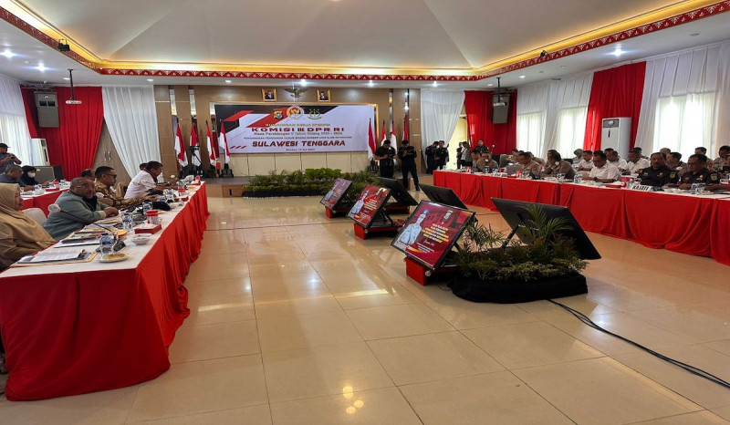 Rombongan Komisi III DPR RI Kaji Dugaan Mafia Tambang di Sulawesi Tenggara