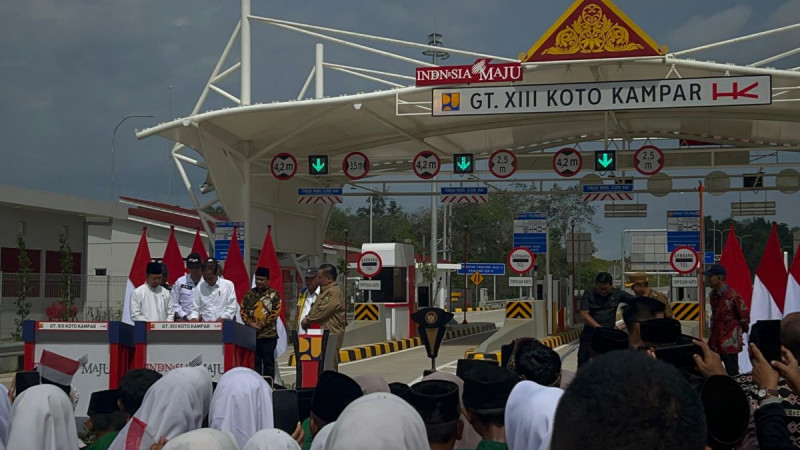 Tol Bangkinang-Pangkalan Diresmikan, Jokowi: Sambungkan ke Kawasan Produktif