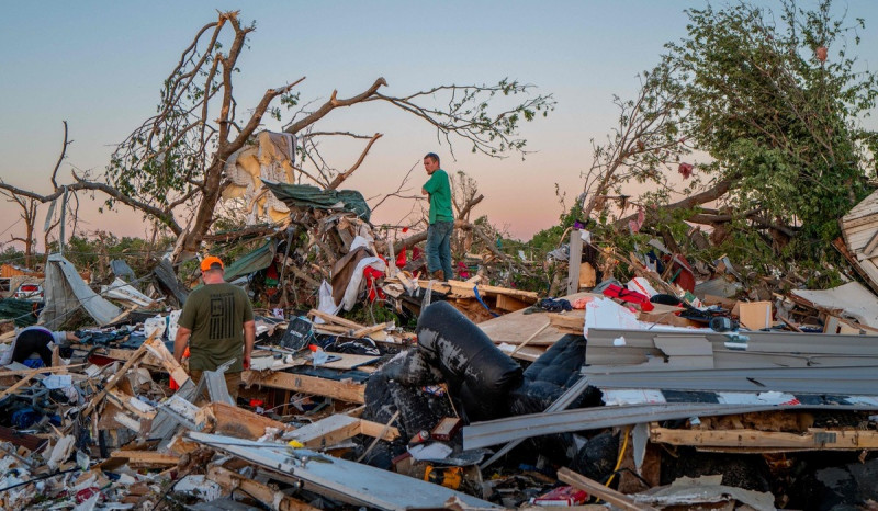 18 Orang Tewas Akibat Badai dan Tornado di Selatan AS