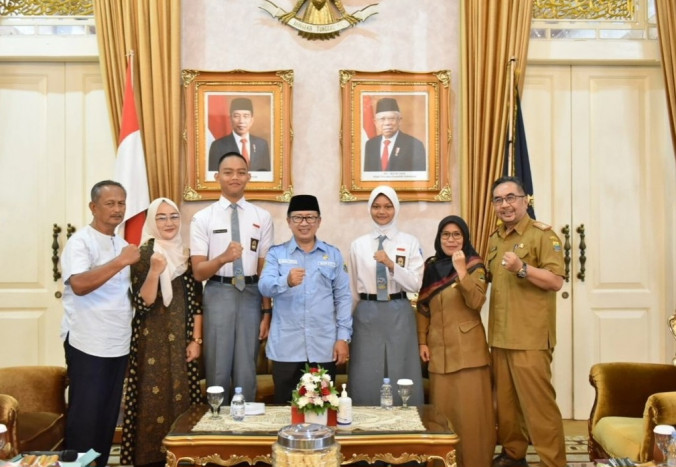 Bupati Lepas Dua Anggota Paskibraka Cianjur ke Tingkat Jawa Barat