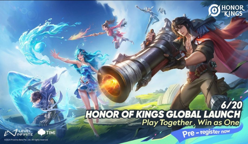 Gim Honor of Kings akan Dirilis ke Pasar Slobal pada 20 Juni