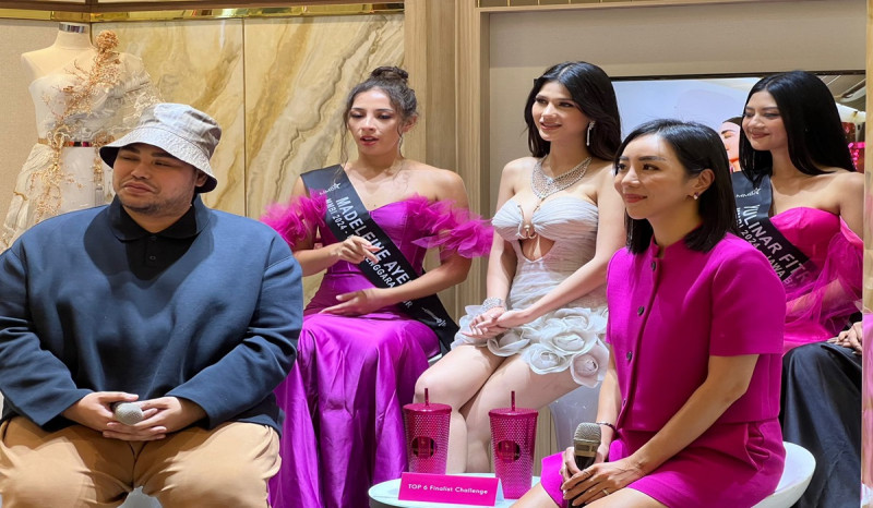 Ivan Gunawan dan Finalis Miss Mega Bintang Indonesia Belajar Seluk Beluk Berlian