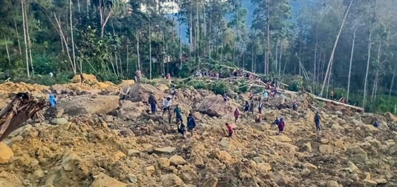 3 Jenazah Ditemukan Setelah Tanah Longsor di Papua Nugini