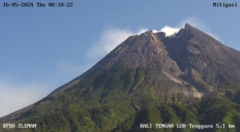 Tidak Keluarkan Asap, Gunung Merapi Diguncang 41 Kali Gempa dan 9 Kali Guguran Lava