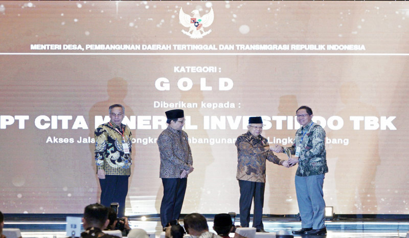 Berkontribusi untuk Warga Lokal, CITA Raih Gold di Ajang CSR & PDB Awards 2024