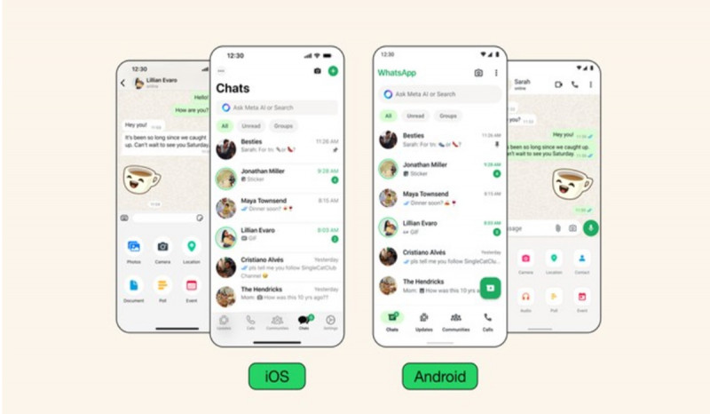 Ini Perubahan pada Desain Terbaru WhatsApp