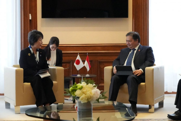 Bertemu Menko Airlangga, Menlu Jepang Harap Indonesia Perkuat Kolaborasi OECD dan ASEAN