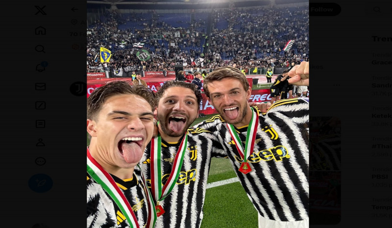 Atalanta vs Juventus, Bianconeri Juara Coppa Italia