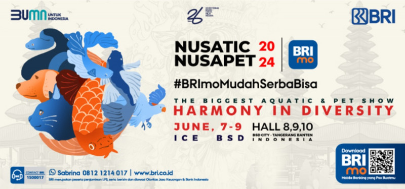 Jadi Mobile Banking Partner di NUSATIC NUSAPET 2024, BRImo Beri Banyak Penawaran