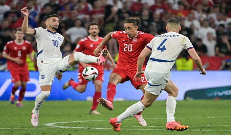 Meski Ditahan Imbang Serbia Tanpa Gol, Denmark Melaju ke 16 Besar Euro 2024