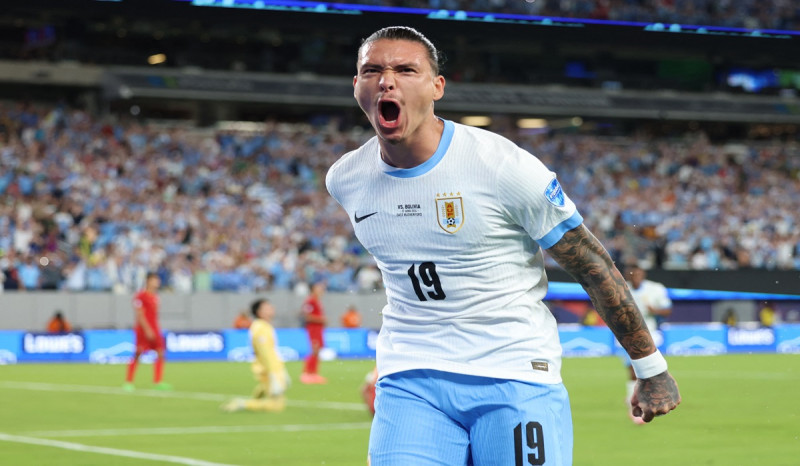 Darwin Nunez Cetak Gol di Tujuh Laga Beruntun, Uruguay Hajar Bolivia di Copa America