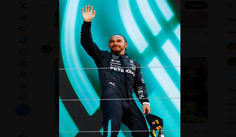 Lewis Hamilton Senang Berhasil Naik Podium di GP Spanyol