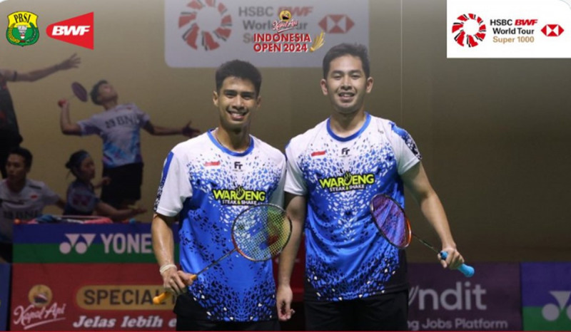Dukungan Keluarga Jadi Motivasi Sabar/Reza Melaju ke Semifinal Indonesia Terbuka
