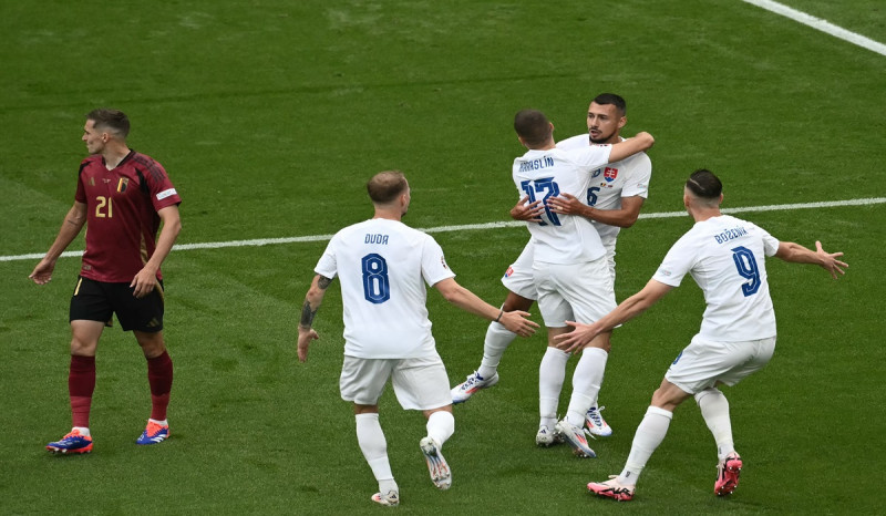 Gol Cepat Ivan Schranz Pastikan Slovakia Kalahkan Belgia di Euro 2024