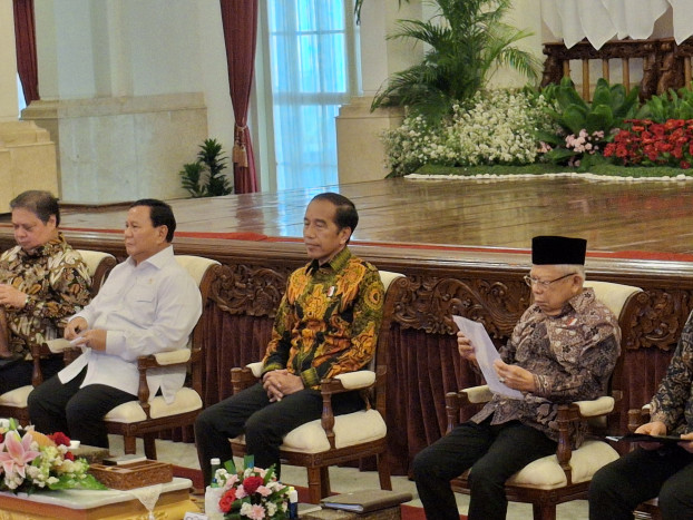 The reason why the palace placed Prabowo's seat aligned with Jokowi