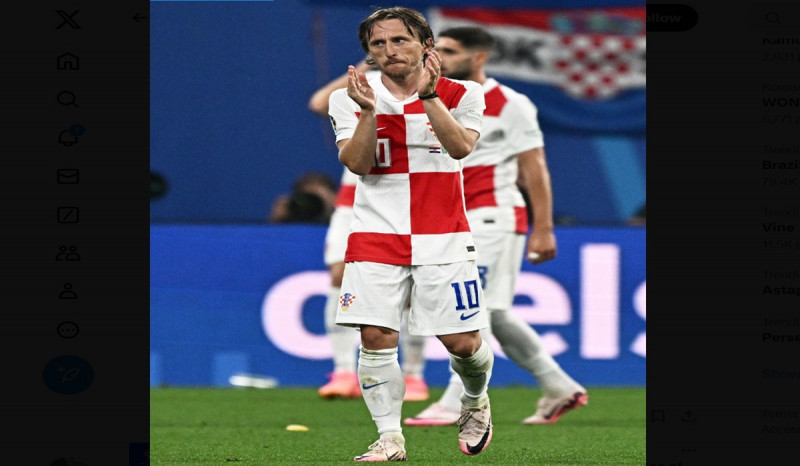 Luka Modric belum Berencana Pensiun dari Timnas Kroasia