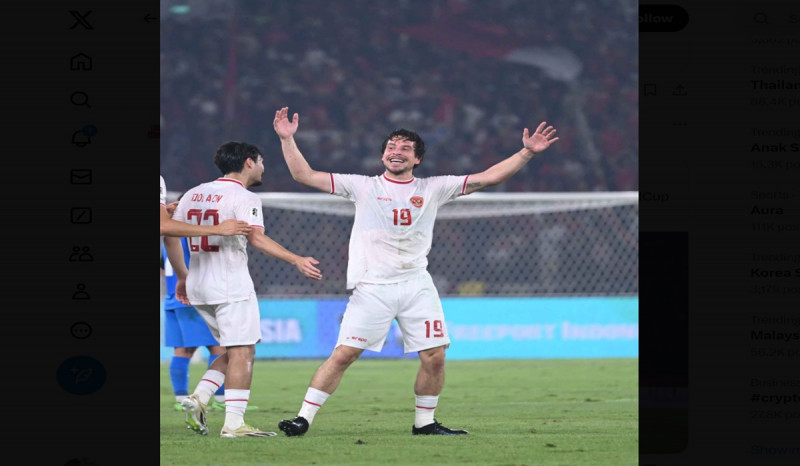Thom Haye Semringah Cetak Gol Pertama untuk Timnas Indonesia