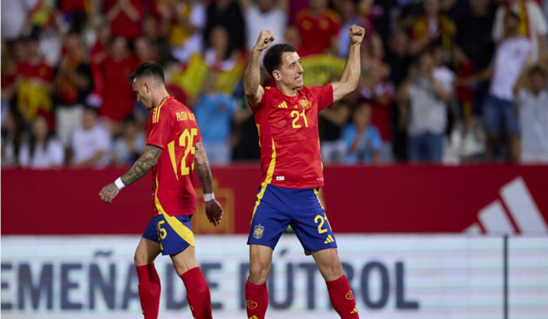 Spanyol vs Andorra, Mikel Oyarzabal Cetak Hattrick, La Roja Menang Telak
