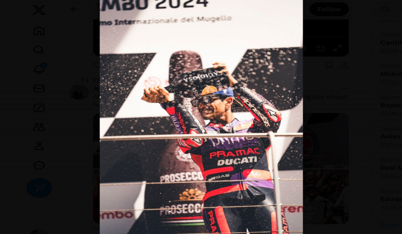 Jorge Martin Mengaku Frustasi Ducati Lebih Memilih Marc Marquez
