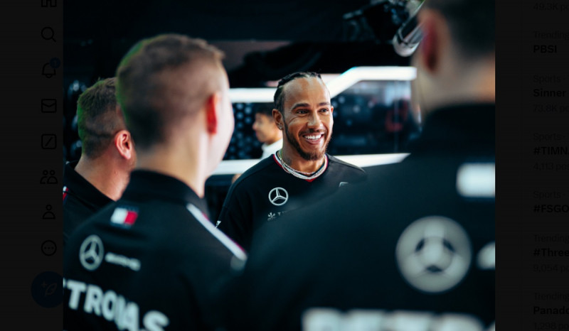 Hamilton Percaya Diri Jelang Kualifikasi GP Spanyol Nanti Malam