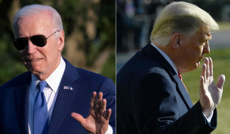 Biden dan Trump Tiba di Atlanta Jelang Debat Capres AS