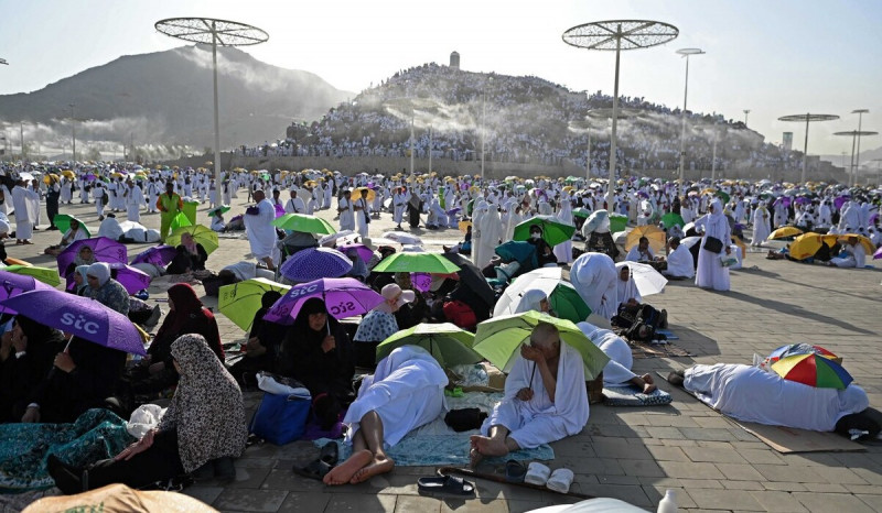 Jemaah Haji Indonesia Doakan Kemerdekaan Palestina