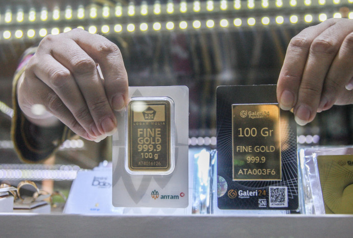 Harga Emas Hari ini Naik Rp5.000 Menjadi Rp1,383 Juta per gram