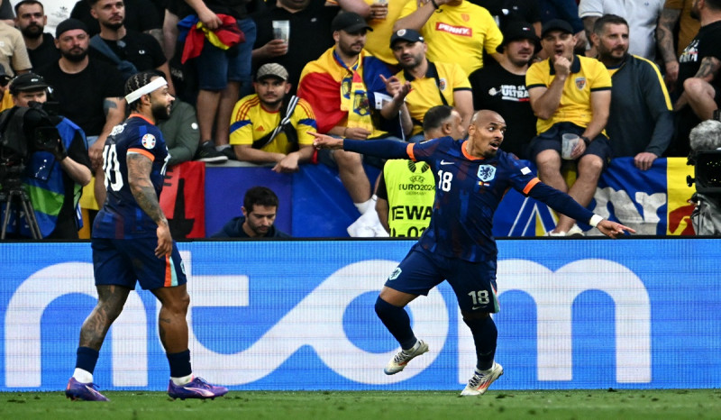 Dua Gol Donyell Malen Pastikan Belanda Kalahkan Rumania di 16 Besar Euro 2024